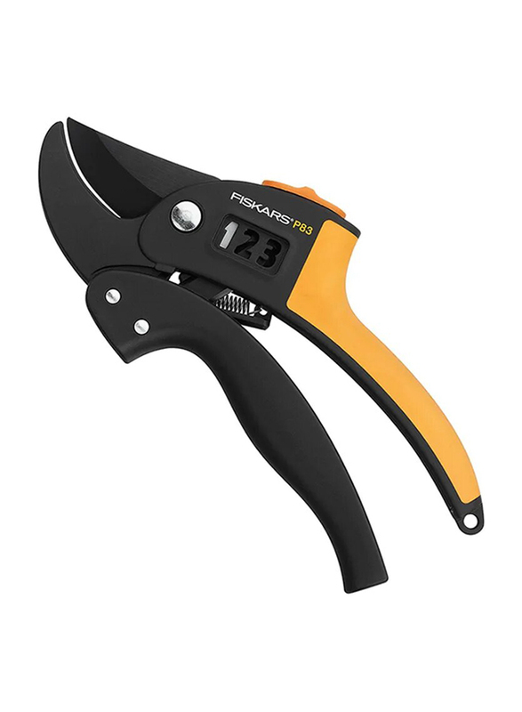 Fiskars 24mm Power Step Pruner Anvil, P83, Black/Orange