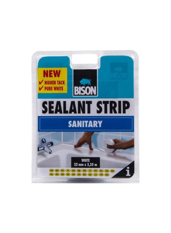 

Bison Kit 3.35mtr Sealant Strips Set, White