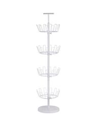 Honey Can Do 4-Tier Shoe Rack, 30.5x30.5x124cm, White