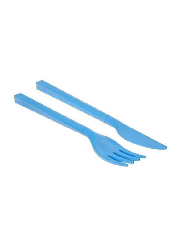 Sistema 4-Piece To Go Cutlery Set, Blue