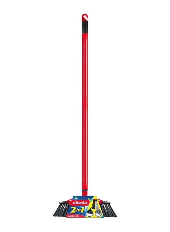

Vileda Indoor Floor Cleaning Broom, 60 x 140 x 330mm, Red/Black