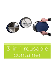 U Konserve Stainless Steel Container with Removable Divider and Lid, Multicolour
