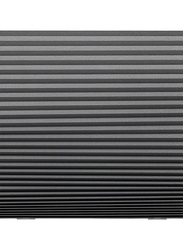 Block-Out Pleated Blind, 190 x 100cm, Grey