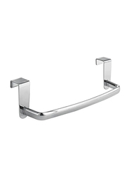 InterDesign 9-inch Axis Stainless Steel Over-The-Cabinet Towel Bar Holder, Chrome Silver