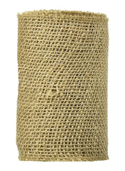Darice 6 Yard Burlap Sewn Edge Ribbon, Brown