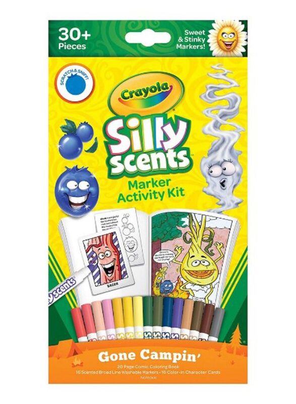 

Crayola Silly Scents Marker Activity Kit, 30 Pieces, Multicolour