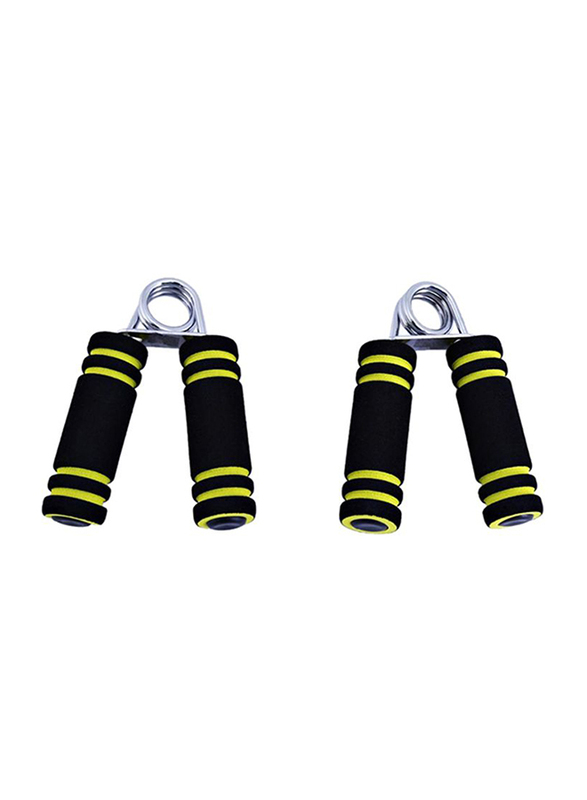 Ta Sports Fitness Training Foam Hand Grip Set, 2 Piece, Black/Yellow
