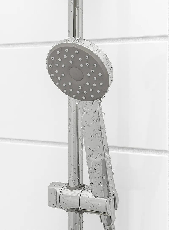 Chrome-Plated Single-Spray Handshower, 80mm, Silver