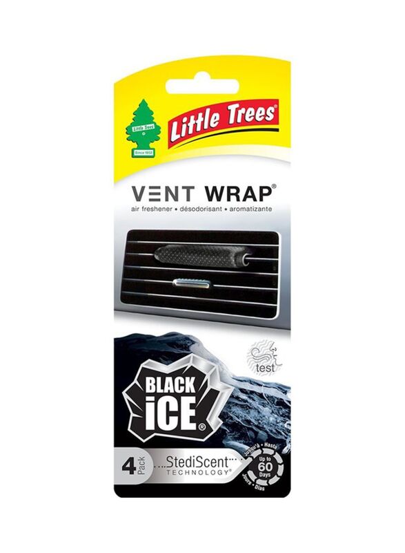 

Little Trees 4-Piece Black Ice Vent Wrap Air Freshener