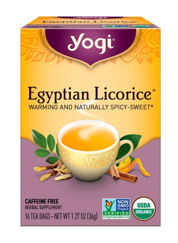 

Yogi Egyptian Licorice Tea Bag, 16 Tea Bags x 36g