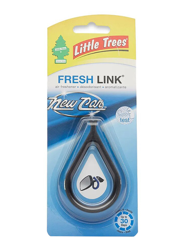Little Trees Fresh Link New Car Scent Atomizers, Blue/Black
