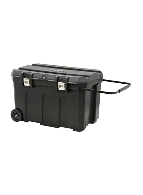 Stanley 96.2cm Mobile Job Chest with Integrated Lock Tool Box, Black