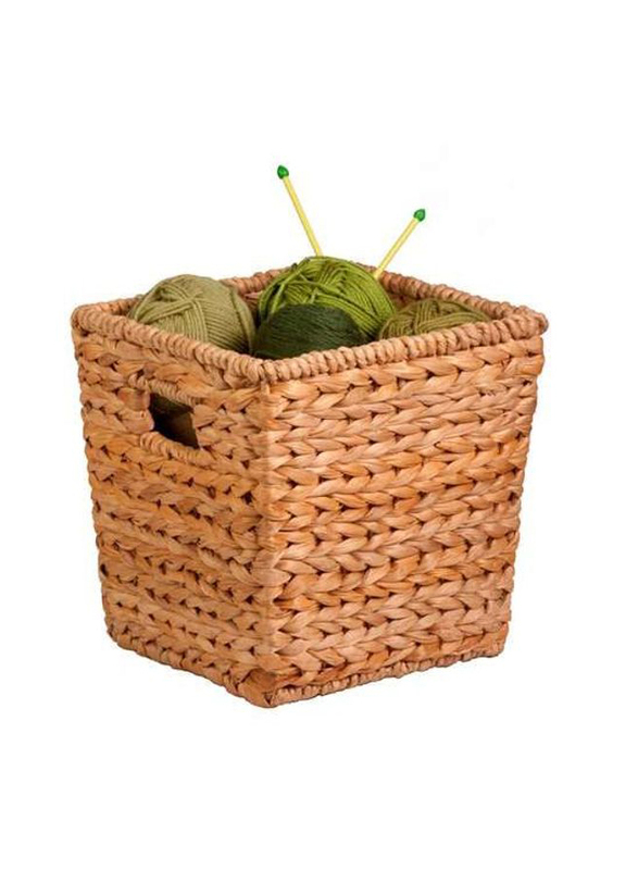 

Honey Can Do Medium Square Banana Leaf Basket, Brown