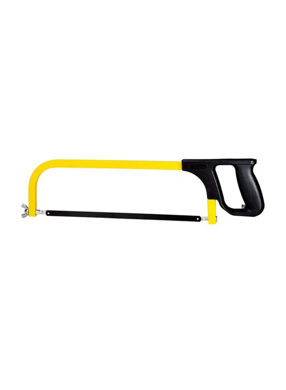 Stanley 305mm Fixed Hacksaw Frame, Black/Yellow