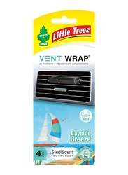 Little Trees 4-Piece Trees Vent Wrap Bayside Breeze Air Freshener