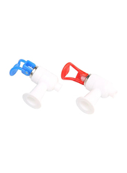 Mkats 2-Piece Hot and Cold Water Dispenser Taps, Multicolour