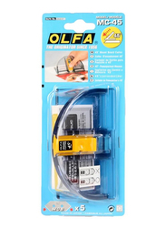 Olfa Five Blades Mount Mat Cutter, MC-45, Multicolour