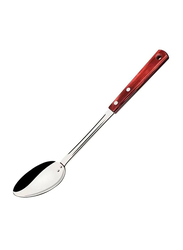 Tramontina Stainless Steel Basting Spoon, Red/Silver