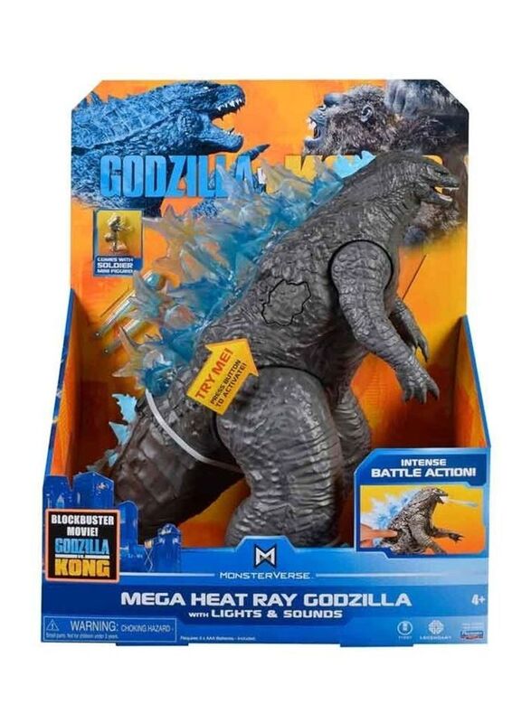

Godzilla Mega Heat Ray Godzilla with Lights & Sounds, Ages 4+