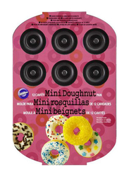 Wilton 12-Cavity Mini Doughnut Pan, Black