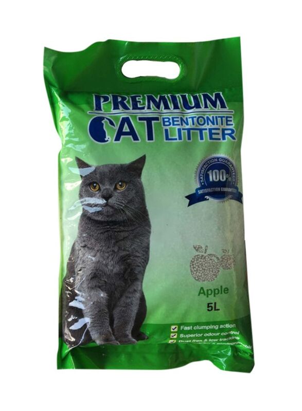 

Premium Care Premium Apple Bentonite Cat Litter, 5L, Multicolour