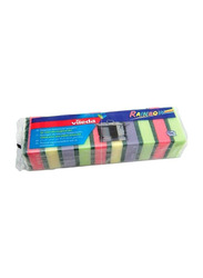 Vileda Dish Washing Scourer, Multicolour, 10 Pieces