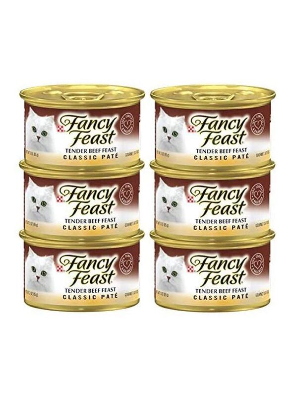 

Purina Fancy Feast Classic Tender Beef Wet Cat Food, 85g