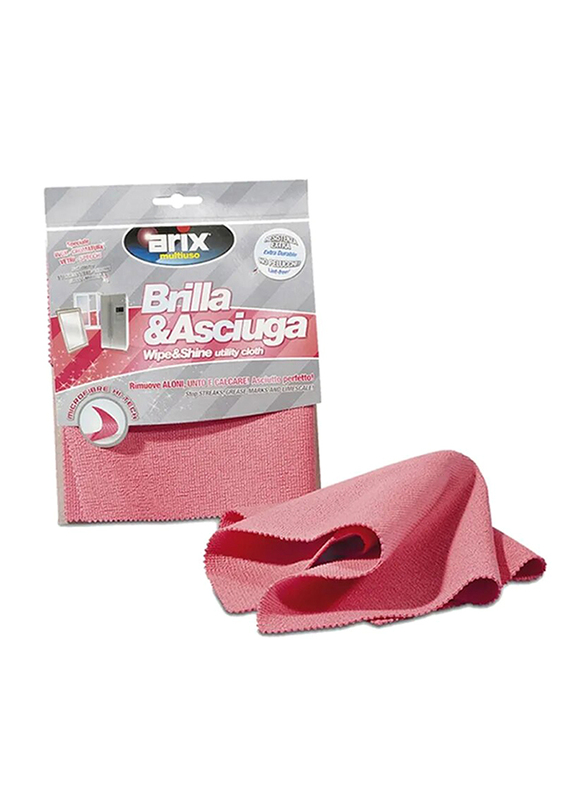 

Arix Multipurpose Wipe And Shine Cloth, Pink, 19x18x4cm, 55g