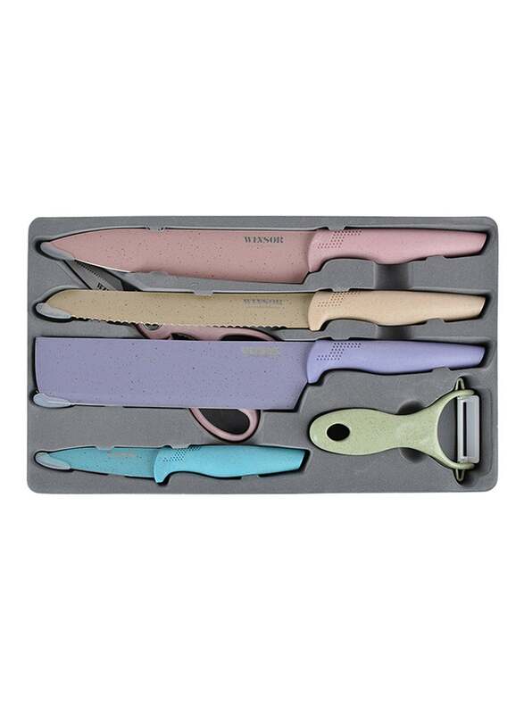 

Winsor 6-Piece Knife Set, Multicolour