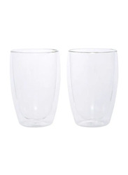 Bodum 15oz 2-Piece Pavina Double Wall Glass, Clear