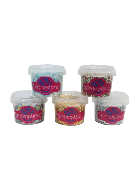 Scrumptious Glimmer Flowers Sprinkles, 70g