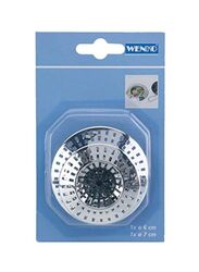 Wenko Drain Sieves And Sink Water Plugs, Silver
