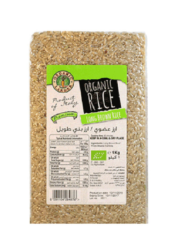 

Organic Larder Organic Long Brown Rice, 1000g
