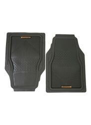 Bushranger Car Front Mud Tamer Mat, 2 Piece, Black