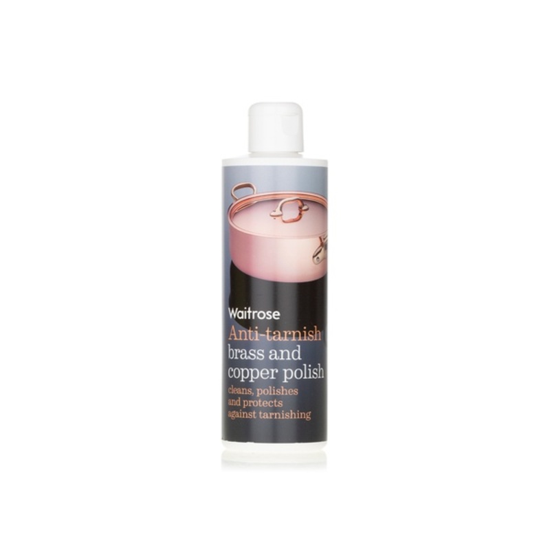 

Waitrose Anti-Tarnish Brass & Copper Polish, 250ml