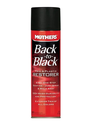 Mothers 295ml Back-to-Black Auto Trim and Plastic Restorer, Black