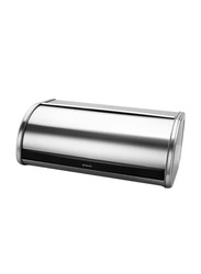 Brabantia Roll Top Bread Bin, 31.75 x 17.27 x 26.67cm, Silver