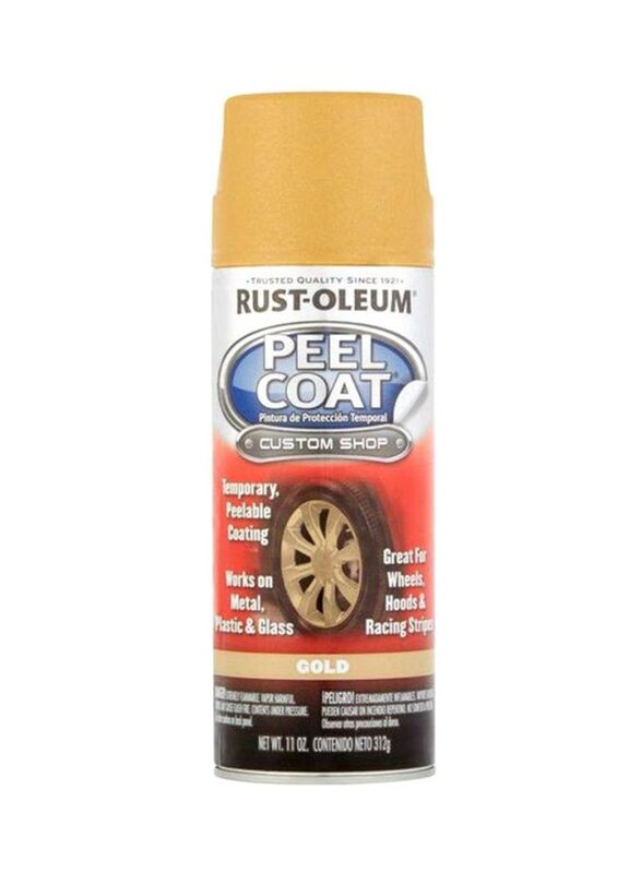 

Rust-Oleum 312gm Peel Coat Custom Shop Temporary Peelable Coating, Gold