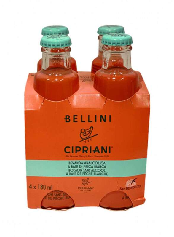 

Cipriani Bellini Peach Flavoured Drink, 4 Pieces x 180ml