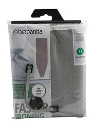 Brabantia Ironing Board Cover without Foam, 135 x 45cm, Grey