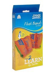 Zoggs 2-Piece Swim Float Band Set, 3+ Years, Orange