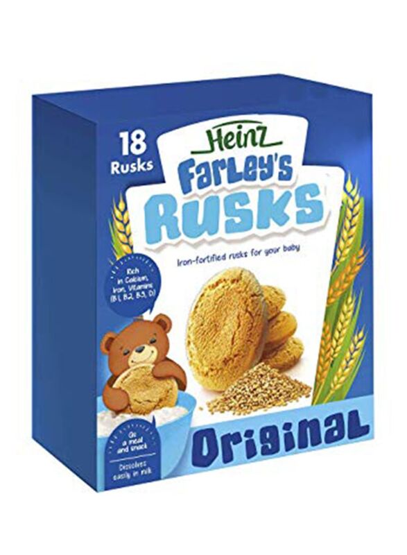 

Heinz Farleys Milk Based Banana Rusk, 6+ Months, 300g