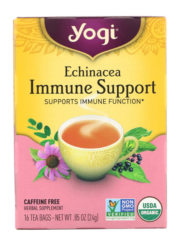 

Yogi Echinacea Immune Support Tea, 16 Tea Bags x 24g