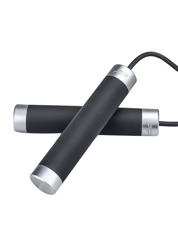 PTP Adjustable Weighted Jump Rope, 3 Meter, Black
