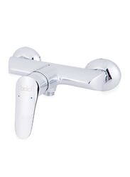 Movado Bold Brass Linda Shower Mixer Tap, Silver Standard