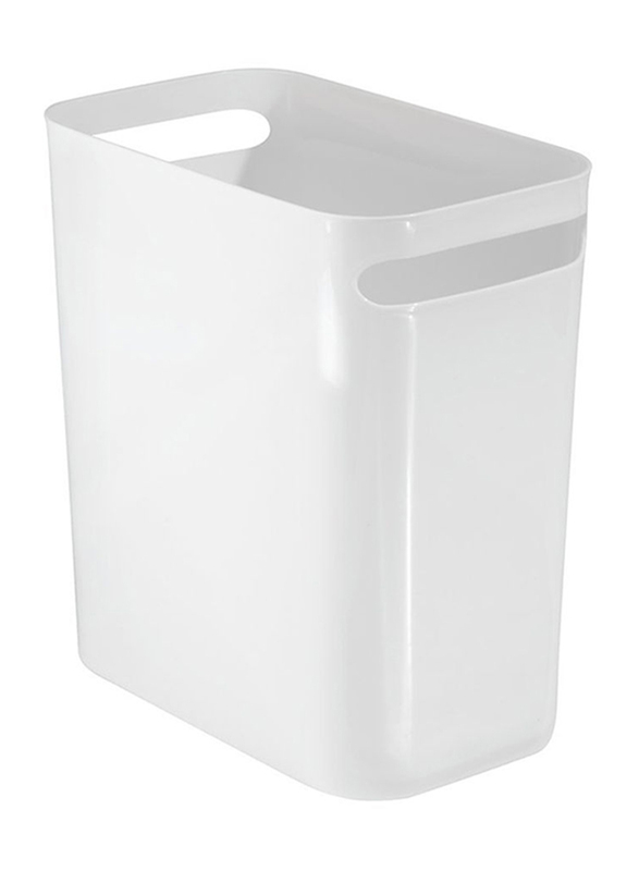 

InterDesign 12-Inch UNA Waste Can, White