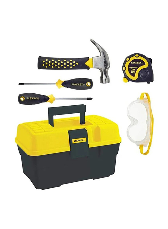 

Stanley Jr. Kids Tool Box Set, 5 Pieces, Ages 3+