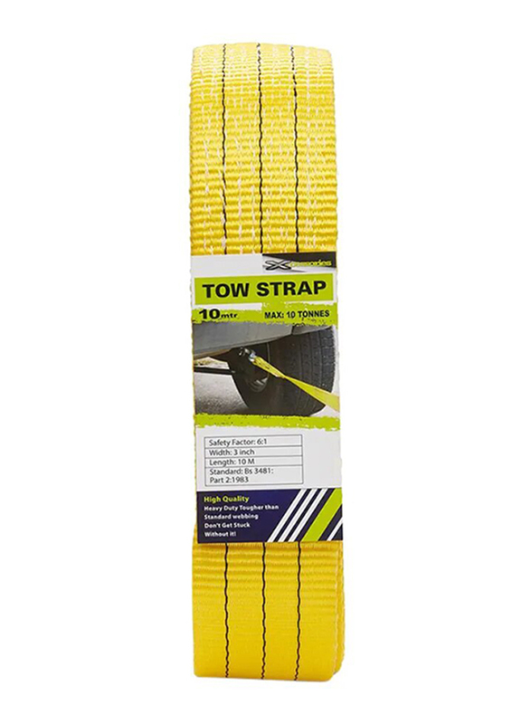 

Xcessories Tow Strap, 10 Meters, Yellow