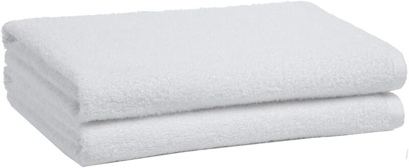 

Generic 2-Piece Cotton Bath Towel, White