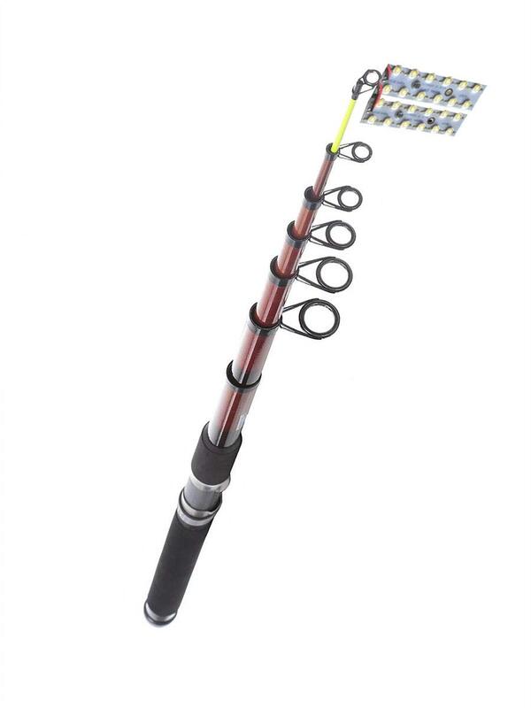 

Generic Picnic Camp LED Light Fishing Rod, Red